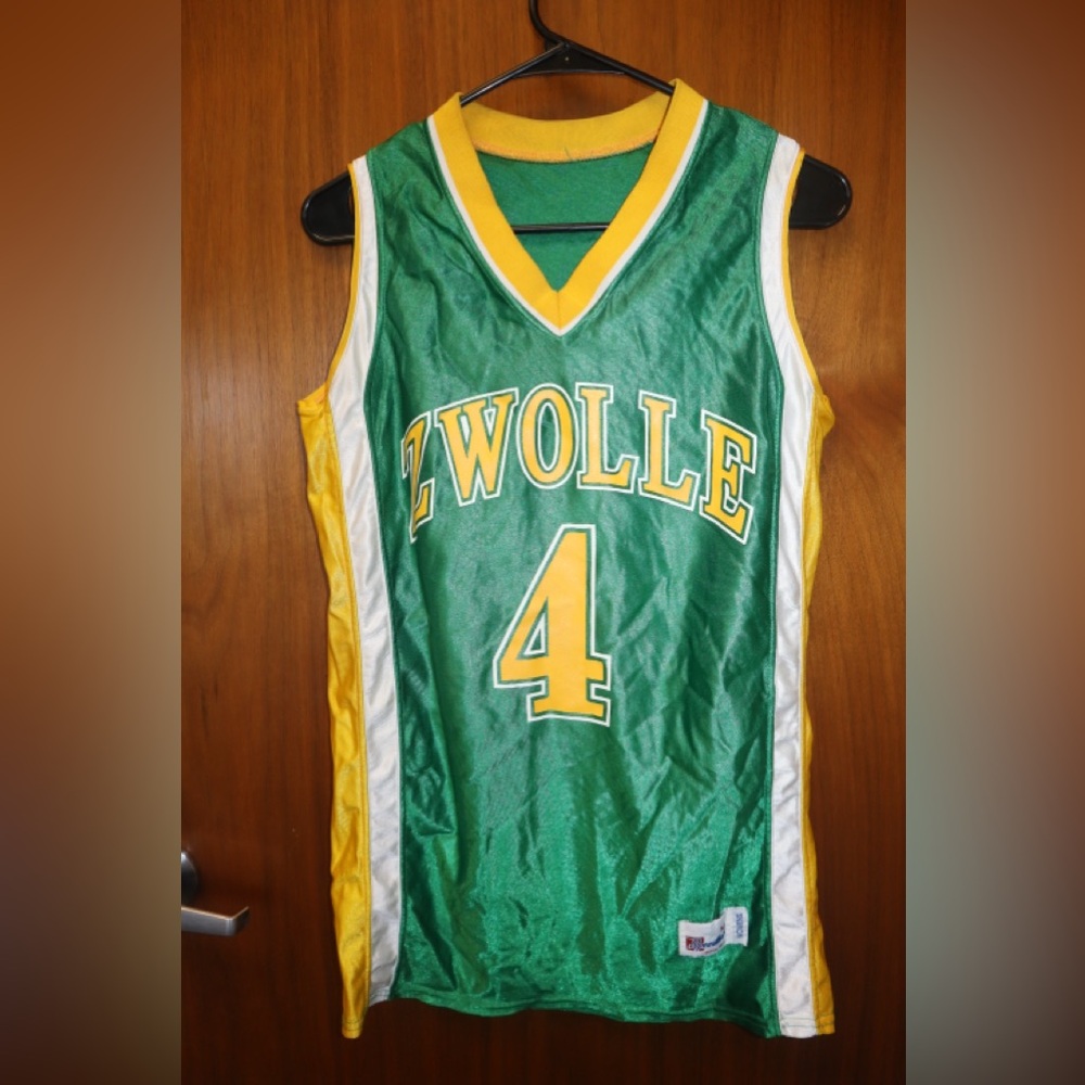 Green and Yellow Women's Sports Jersey